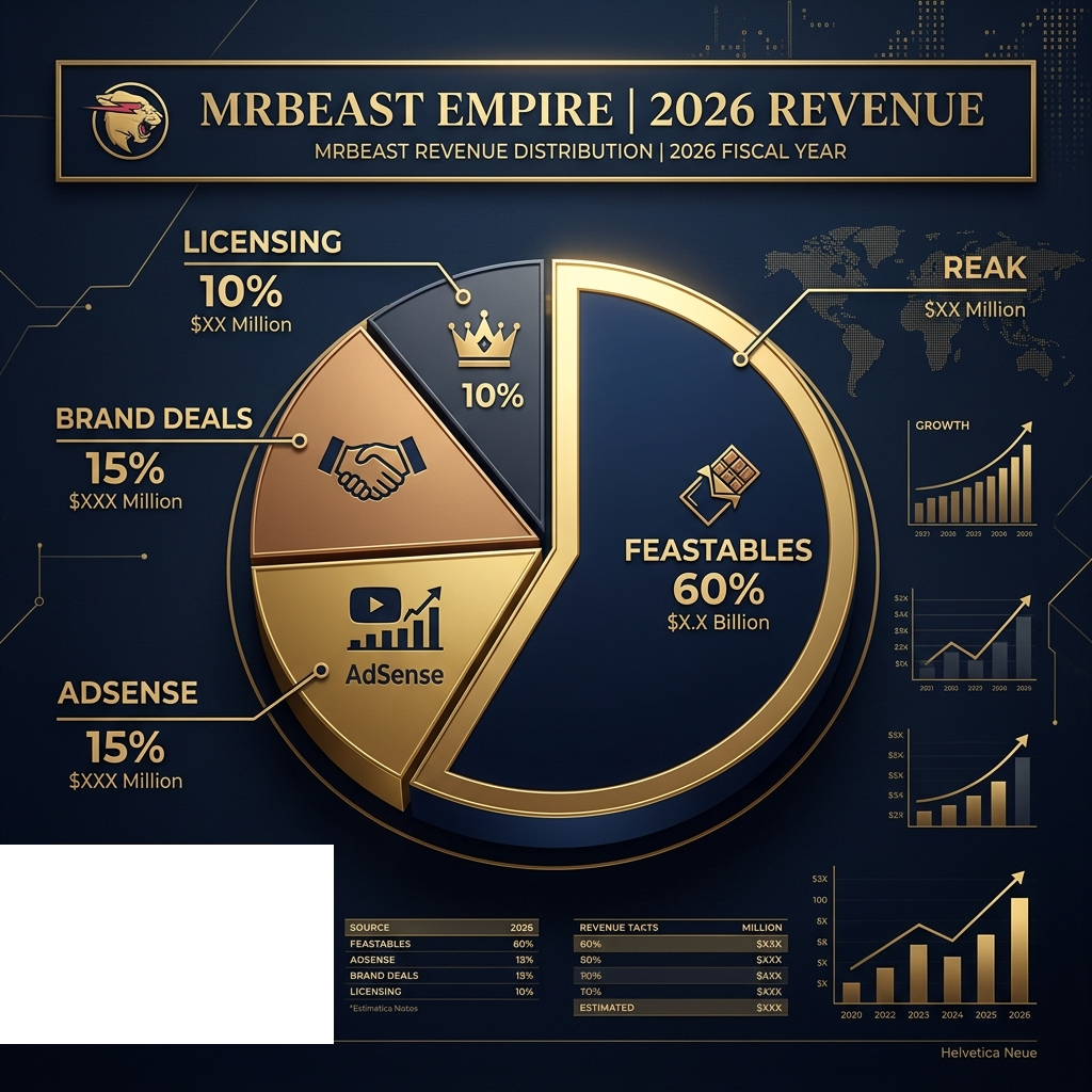 MrBeast 2026 Revenue Distribution